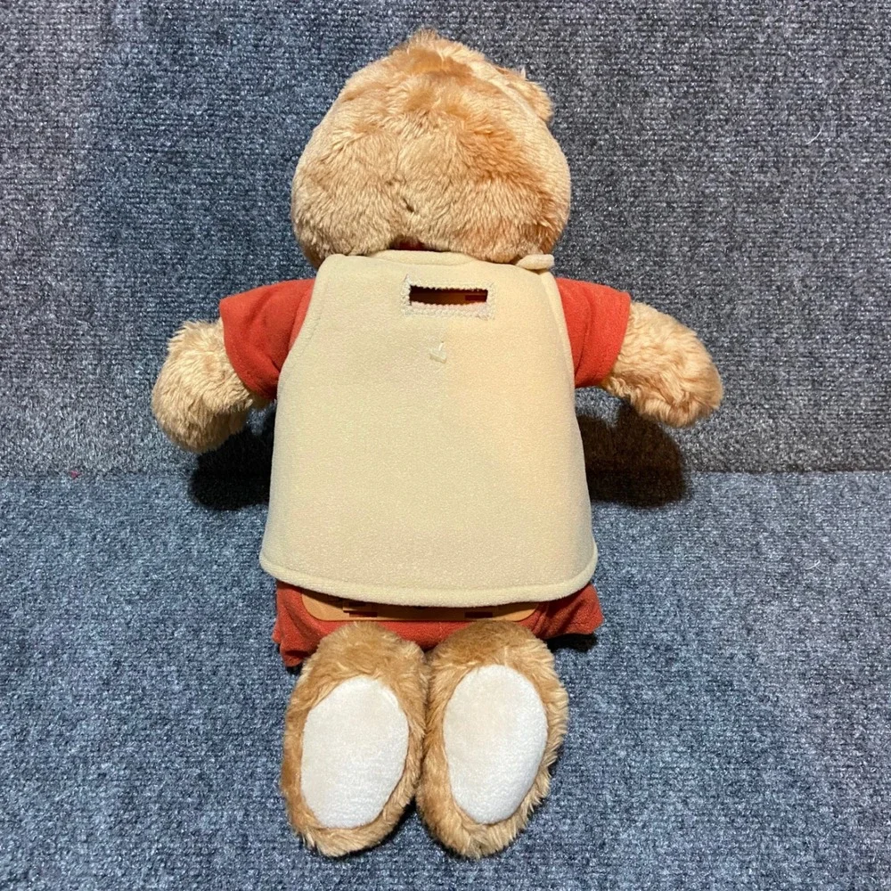Vintage 1985 Teddy Ruxpin Worlds of Wonder Bear Answer Box Books Outfits Lot